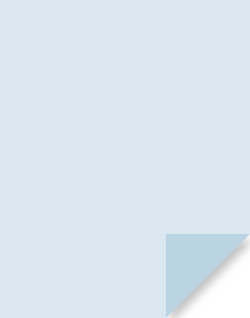 Blue tile with page turn